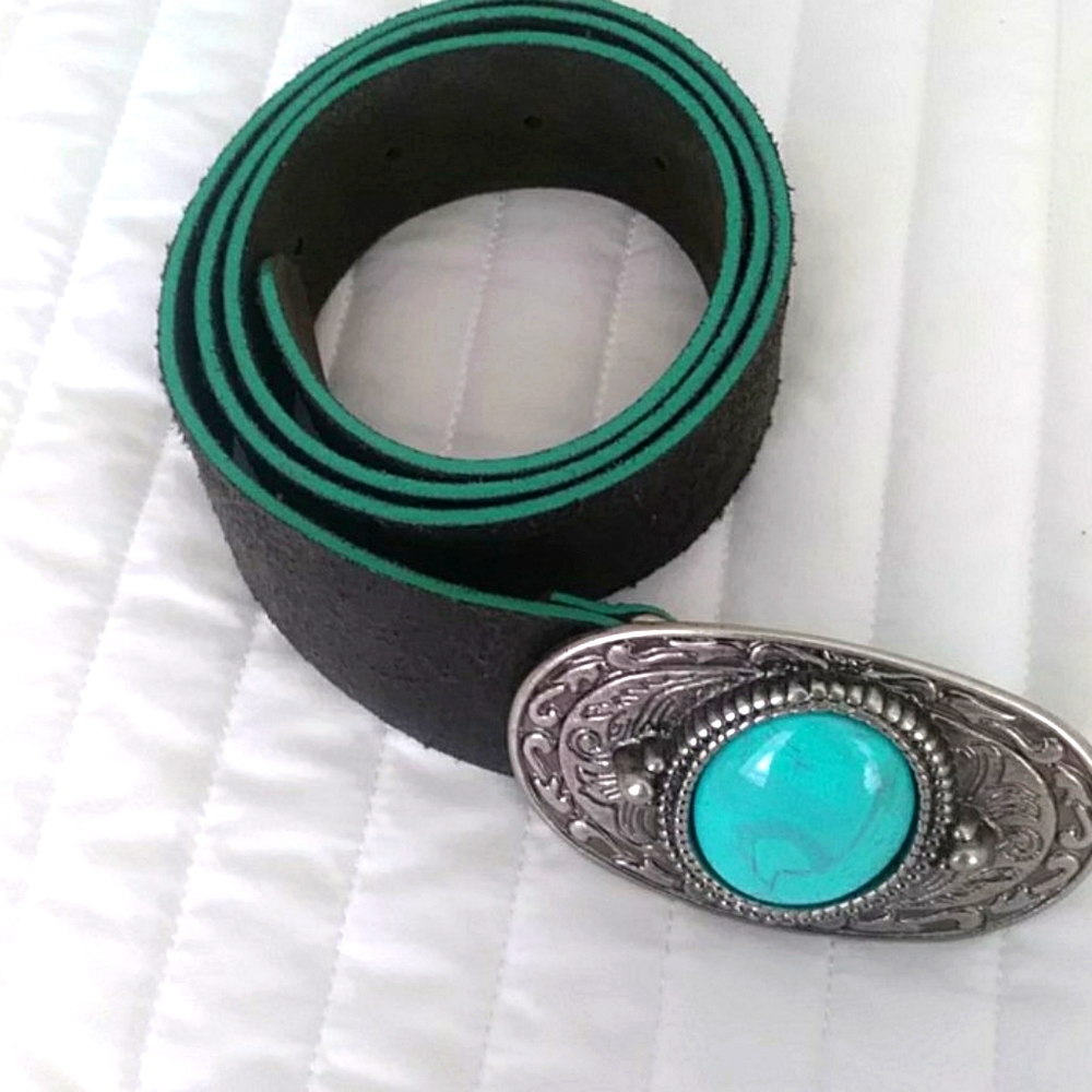 Leather belt